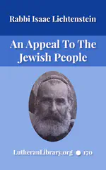 An Appeal to the Jewish People by Rabbi Isaac Lichtenstein Of Budapest