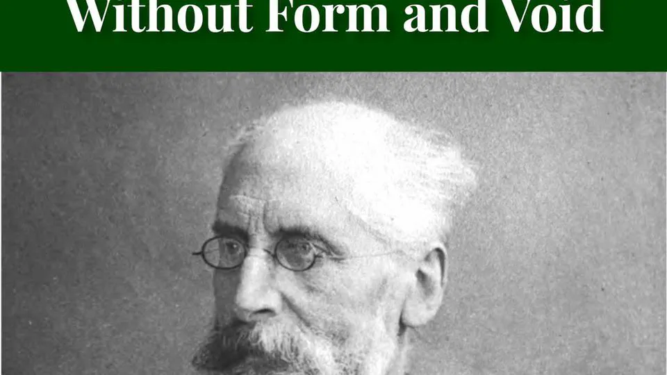 TOHU-VA-VOHU: Without Form and Void by Alfred Edersheim