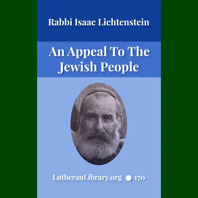 An Appeal to the Jewish People by Rabbi Isaac Lichtenstein Of Budapest
